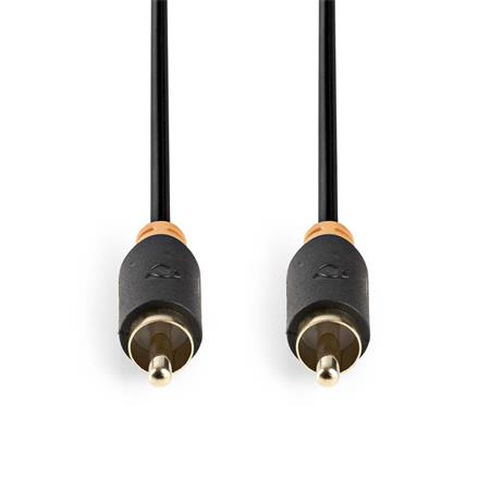 Nedis CABW24170AT20 - Digitální Audio kabel | RCA Zástrčka - RCA Zástrčka | 2 m | Antracit
