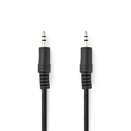 Nedis CAGL22000BK50- Stereo Audio Kabel | 3,5mm Zástrčka - 3,5mm Zástrčka | 5 m | Černá