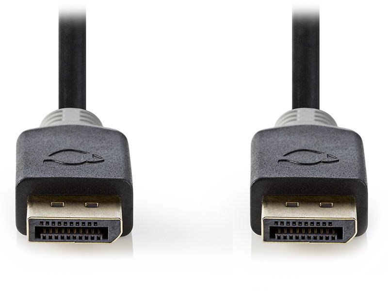 Nedis CCBW37014AT20 - Kabel DisplayPort 1.4 | Zástrčka - Zástrčka | 2 m | Antracit