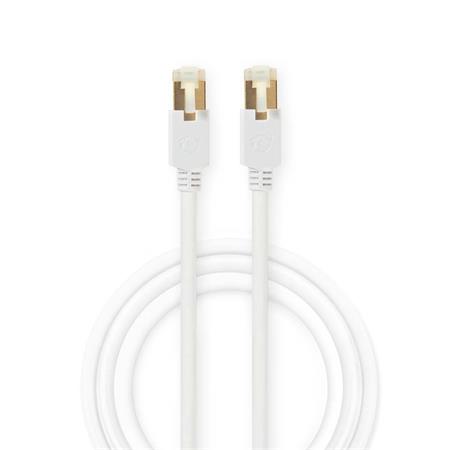Nedis CCBW85221WT50 - CAT6 S/FTP Síťový Kabel | RJ45 (8P8C) Zástrčka – RJ45 (8P8C) Zástrčka | 5 m | Bílá barva