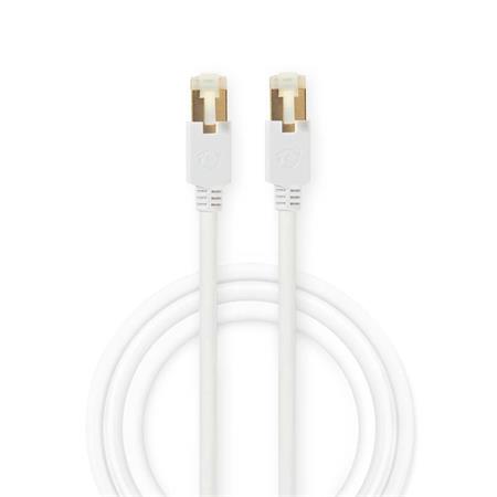 Nedis CCGB85221WT50 - CAT6 S/FTP Síťový Kabel | RJ45 (8P8C) Zástrčka – RJ45 (8P8C) Zástrčka | 5 m | Bílá barva