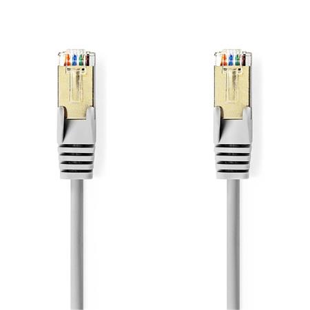 Nedis CCGL85121GY05 - Síťový Kabel Cat 5e SF/UTP | RJ45 Zástrčka - RJ45 Zástrčka | 0,5 m | Šedá