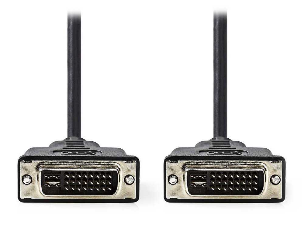 Nedis CCGP32050BK20 - Kabel DVI | DVI-I 24+5-pin Zástrčka - DVI-I 24+5-pin Zástrčka | 2 m | Černá barva