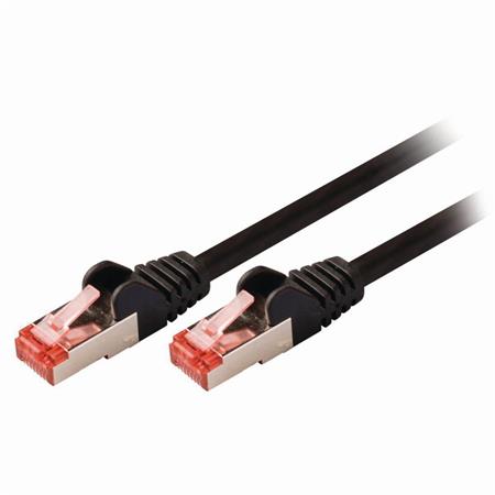 Nedis CCGP85221BK05 - Síťový Kabel Cat 6 S / FTP | RJ45 Zástrčka - RJ45 Zástrčka | 0,5 m | Černá barva