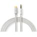 Nedis CCTB65940AL10 - USB-C Sluchátkový Kabel s Adaptérem | USB-C Zástrčka – 3,5 mm Zástrčka | 1 m | Hliníkový