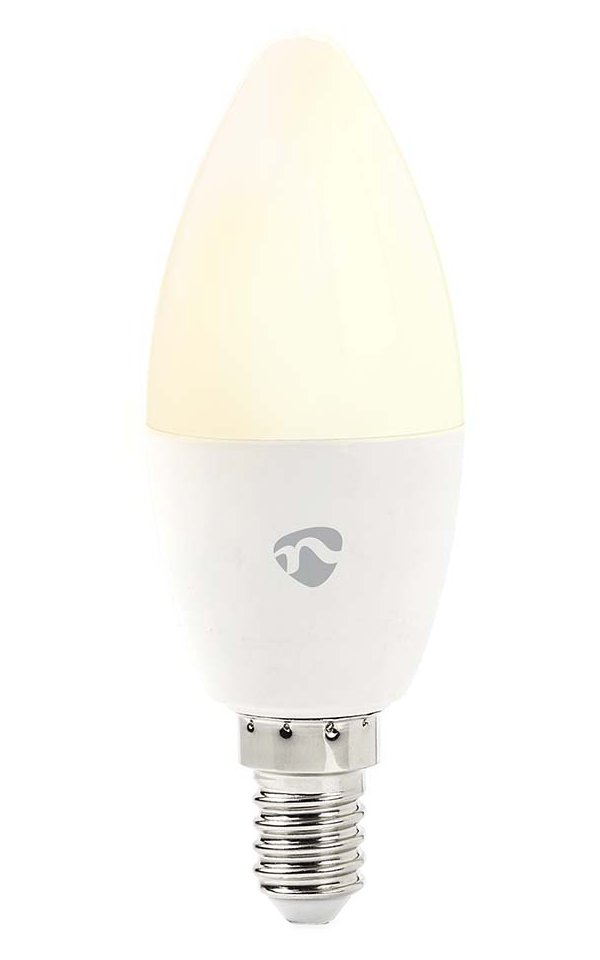 NEDIS chytrá LED žárovka/ Zigbee 3.0/ E14/ 9W/ 230V/ 470lm/ teplá až studená bíla/ 2700 - 6500K/ RGB/ stmívate ZBLC10E14