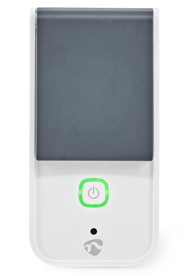 NEDIS chytrá zásuvka/ Wi-Fi/ venkovní/ monitor napájení/ 16A/ francouzský typ E/ IP44/ Android/ iOS/ Nedis® WIFIPO120EWT