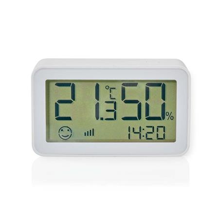 NEDIS chytrý snímač klimatických podmínek/ Zigbee 3.0/ napájení z baterie/ Android/ iOS/ bílý ZBSC30WT