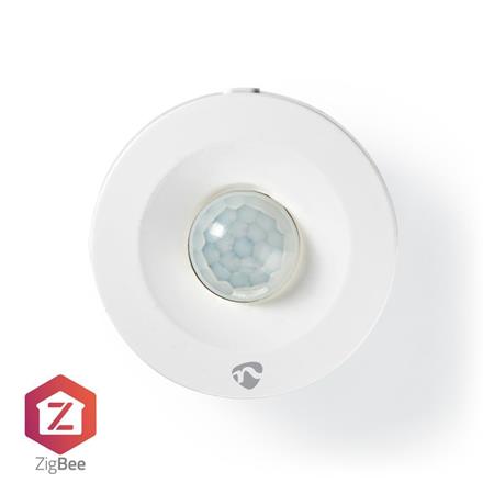 NEDIS chytrý snímač pohybu PIR/ Android & iOS/ Zigbee/ SmartLife/ baterie CR2450 součástí balení/ bílý ZBSM10WT