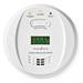 NEDIS detektor oxidu uhelnatého/ EN 50291/ hlasitost 85 dB/ 2x AA/ životnost až 5 let/ bílý DTCTCO40WT