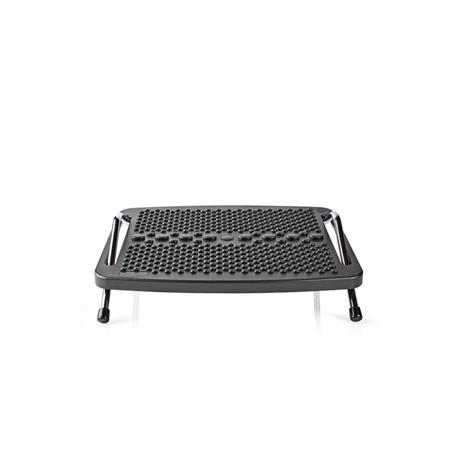 NEDIS ergonomická podnožka/ kovová/ černá ERGOFR200BK
