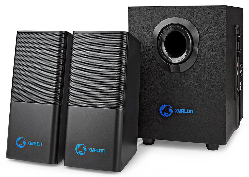 Nedis GSPR10021BK - Herní Reproduktory | 2.1 | Napájení USB | Jack 3,5 mm | RMS 11 W