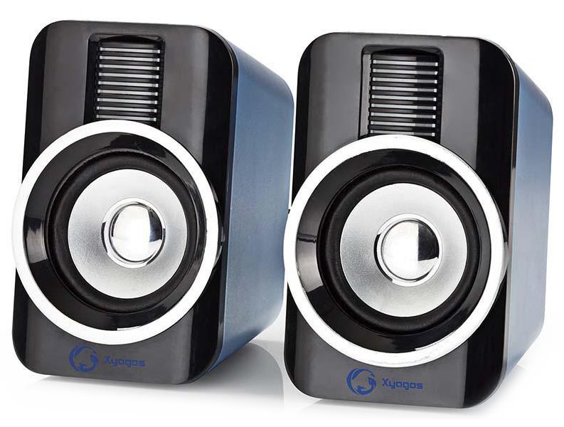 Nedis GSPR20020BK - Herní Reproduktory | 2.0 | RGB | Napájení USB | Jack 3,5 mm | RMS 10 W
