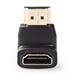 NEDIS HDMI adaptér úhlový 90°/ HDMI konektor - HDMI zásuvka/ černá CVGB34901BK