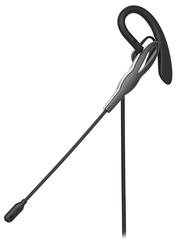 NEDIS headset/ PC sluchátka + mikrofon/ do uší/ Mono/ 96 dB/ USB-C/ USB-A/ černo-šedé CHSTUM210BK