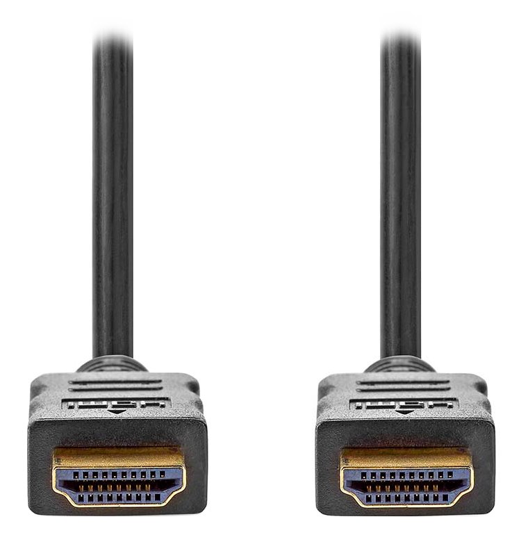 NEDIS High Speed HDMI 2.0 kabel s ethernetem/ 4K@60Hz/ zlacené konektory HDMI-HDMI/ černý/ bulk/ 5m CVGL34060BK50