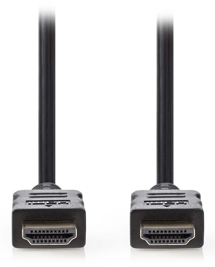 NEDIS High Speed HDMI kabel s ethernetem/ zlacené konektory HDMI - HDMI/ černý/ bulk/ 7,5m CVGL34000BK75
