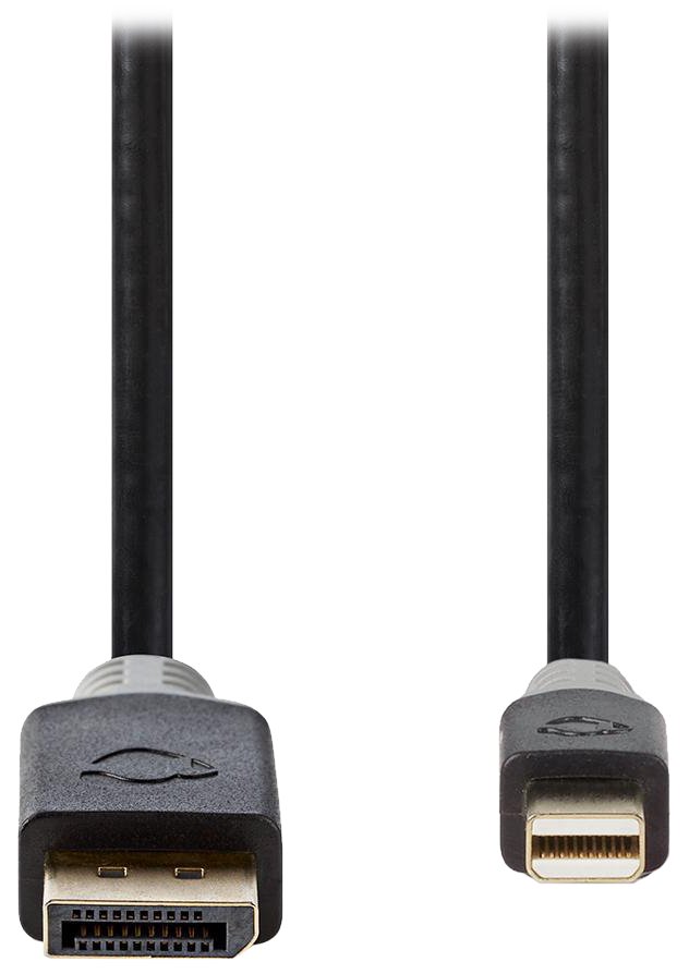 NEDIS kabel mini DisplayPort/DisplayPort 1.4/ zástrčka mini DisplayPort - zástrčka DisplayPort/ 8K/ černý/ CCBP37404AT20