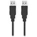 NEDIS kabel USB 2.0/ zástrčka USB-A - zástrčka USB-A/ černý/ bulk/ 5m CCGL60000BK50