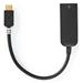 NEDIS kabelový adaptér USB 3.2 Gen 1/ USB-C zástrčka - RJ45 zásuvka/ kulatý/ černý/ 20cm CCBW64952AT02