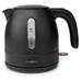 Nedis KAWK300EBK - Rychlovarná konvice | 1.0 l | Plast | Černá | Otočný o 360 stupňů | Skryté topné těleso | Řadič Stri