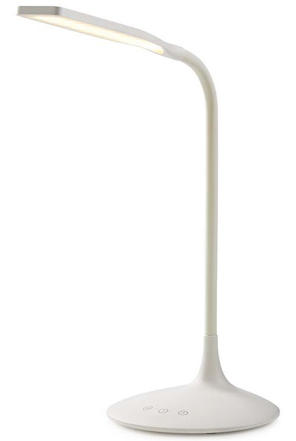 Nedis LTLG3M1WT2 - Stmívatelná LED Stolní Lampa | Dotykové ovládání | 3 režimy svícení | Nabíjecí baterie | 250 lm