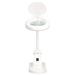 Nedis MAGLE1WT - Zvětšovací stolní lampa| Čočka: 3 + 12 Diopter | 6500 K | 6 W | 400 lm | Bílá