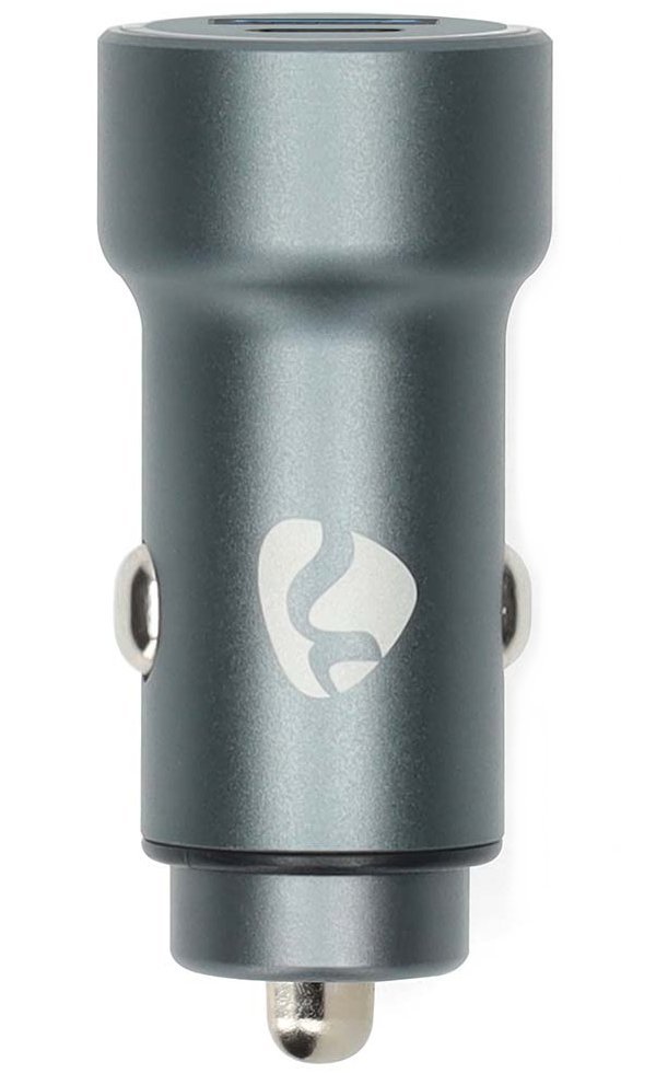 NEDIS nabíječka do auta/ 48 W/ dva výstupy/ 12 - 24 V DC/ 3.0 A/ USB-A/ USB-C/ automatická volba napětí/ še CCH1C1A48WBK