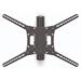 NEDIS nástěnný TV držák/ 13 - 86"/ nosnost 60 kg/ náklon 15°/ otočný 0 - 180°/ Full Motion/ ocel/ černý TVWM1790BK