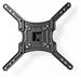NEDIS nástěnný TV držák/ 23 - 55"/ nosnost 30 kg/ náklon 20°/ otočný 0 - 70°/ Full Motion/ ocel/ černý TVWM1330BK