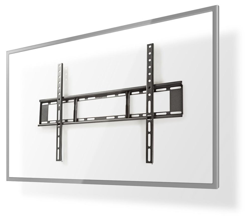 NEDIS nástěnný TV držák/ 37 - 70"/ nosnost 35 kg/ vzdálenost od stěny 23 mm/ fixní/ ocel/ černý TVWM1051BK
