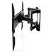 NEDIS nástěnný TV držák/ 37 - 80"/ nosnost 35 kg/ náklon 15°/ otočný 0 - 180°/ Full Motion/ ocel/ černý TVWM3551BK