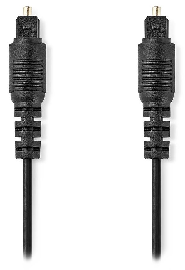 NEDIS optický audio kabel/ TosLink zástrčka - TosLink zástrčka/ černý/ bulk/ 2m CAGL25000BK20