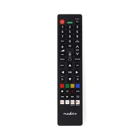 NEDIS předprogramovaný dálkový ovladač kompatibilní se všemi televizory Panasonic/Sharp TVRC45PASHBK