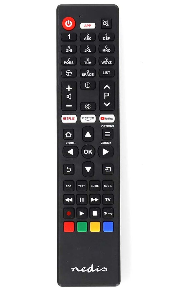 NEDIS předprogramovaný dálkový ovladač kompatibilní se všemi televizory TCL/Thomson TVRC45TCBK