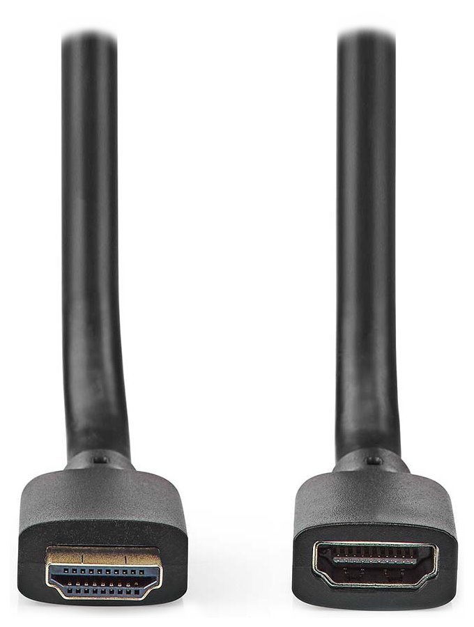 NEDIS prodlužovací Ultra High Speed HDMI 2.1 kabel s ethernetem/ 8K@60Hz/ zlacené konektory HDMI-HDMI/ čer CVGB35090BK10