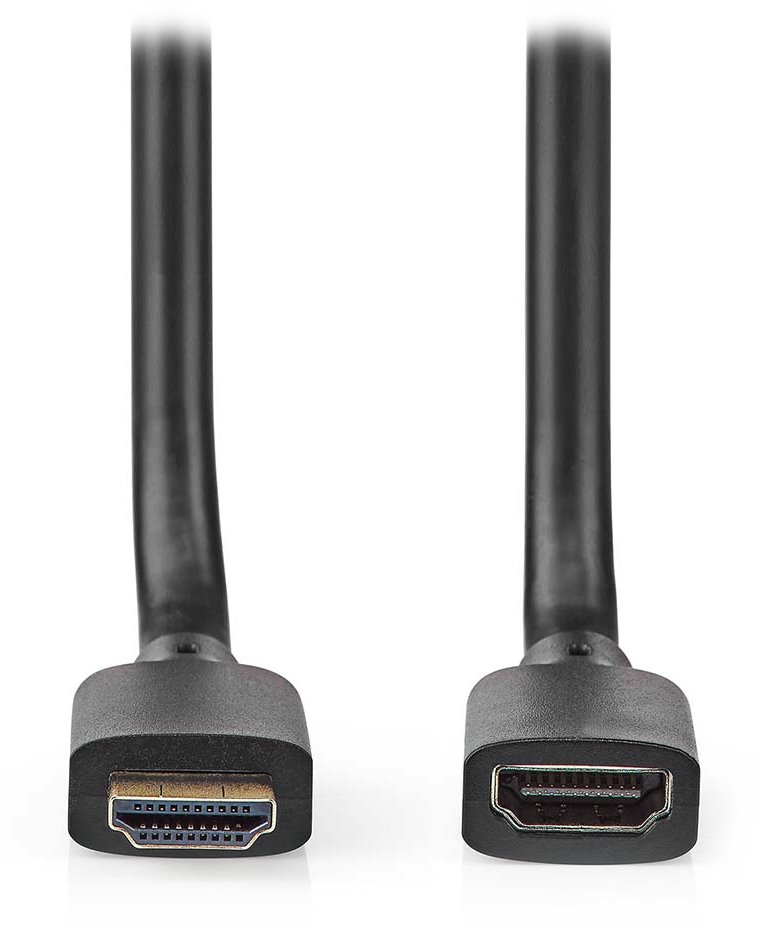 NEDIS prodlužovací Ultra High Speed HDMI 2.1 kabel s ethernetem/ 8K@60Hz/ zlacené konektory HDMI-HDMI/ čer CVGB35090BK20