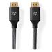 NEDIS PROFIGOLD High Speed HDMI kabel s Ethernetem/ konektor HDMI - konektor HDMI/ 4K/ bavlna/ šedý/ BOX/ CVTB34000GY100