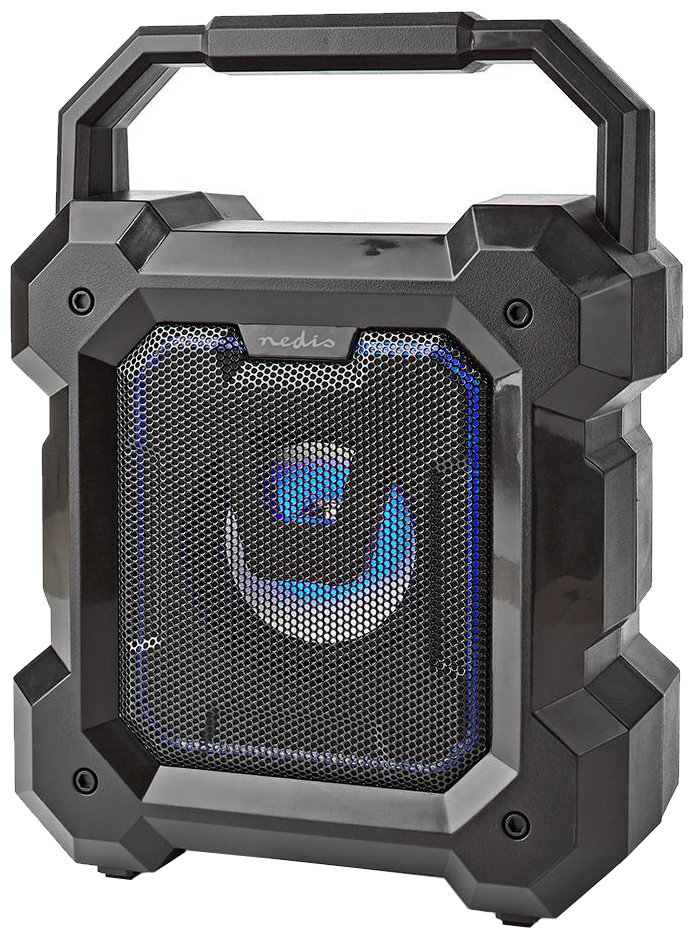 NEDIS reproduktor + mikrofon/ výkon 5 W/ výdrž 13 hodin/ do ruky/ mono/ Bluetooth/ černý SPBT1003BK