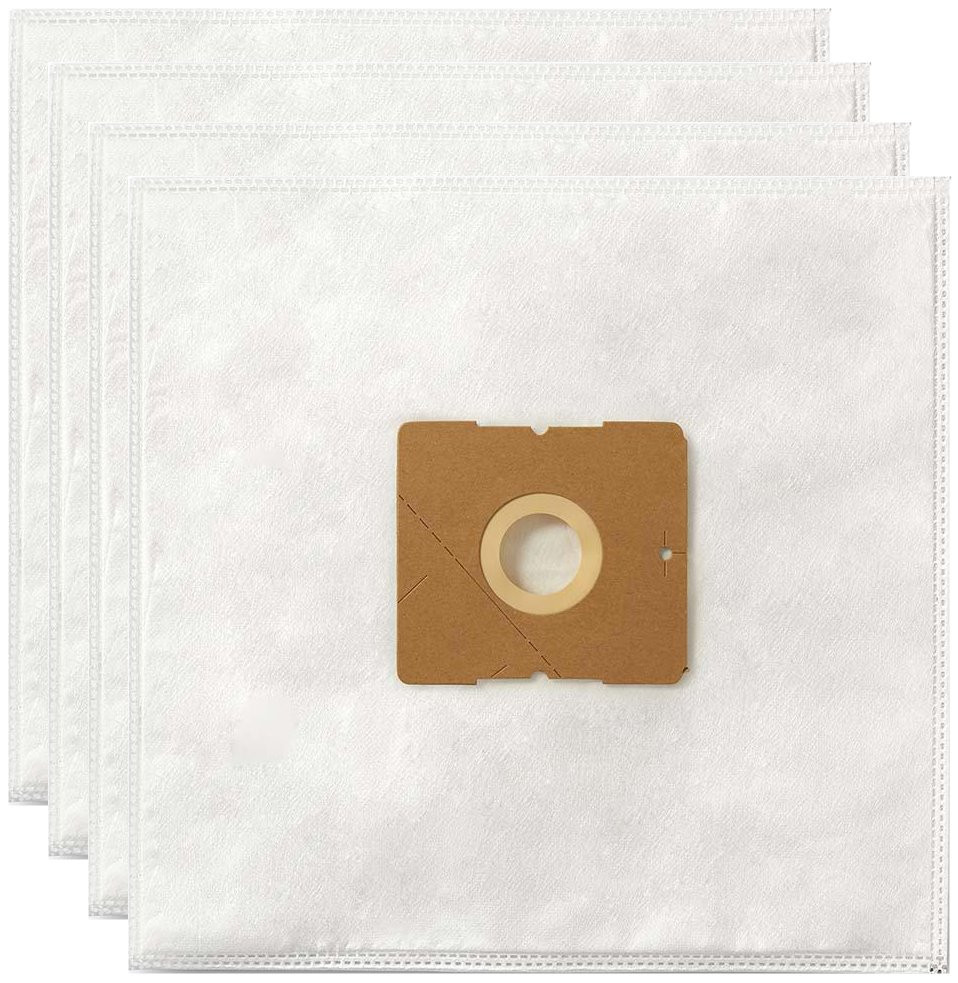 NEDIS sáčky do vysavače/ 4 kusy/ syntetické/ univerzální/ bílé DUBG220UNE4