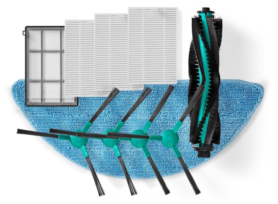 NEDIS sada pro vysavač WIFIVCL001CBK/ 3x HEPA filtr/ hlavní filtr/ sada kartáčů/ mop WIFIVCB02