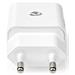 NEDIS síťová nabíječka/ 12 W/ 5 V/ 2.4 A/ rychlé nabíjení/ USB-A/ bílá WCHAU242AWT