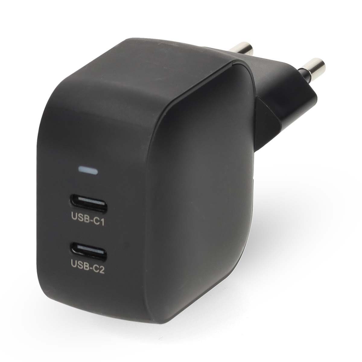 NEDIS síťová nabíječka/ 35 W/ PD 3.0/ rychlé nabíjení/ 1.75 / 2.33 / 2.92 / 3.0 A/ 2x USB-C/ černá WGCHA35WBK