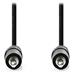 NEDIS stereo audio kabel/ 3,5mm jack zástrčka - 3,5mm jack zástrčka/ černý/ bulk/ 1m