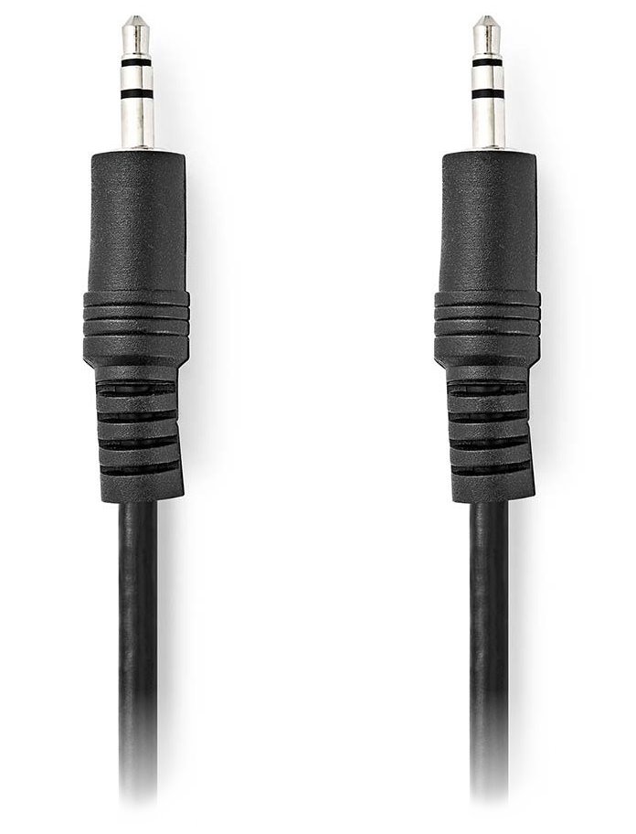 NEDIS stereo audio kabel s jackem/ zástrčka 3,5 mm - zástrčka 3,5 mm/ černý/ 10m CAGL22000BK100