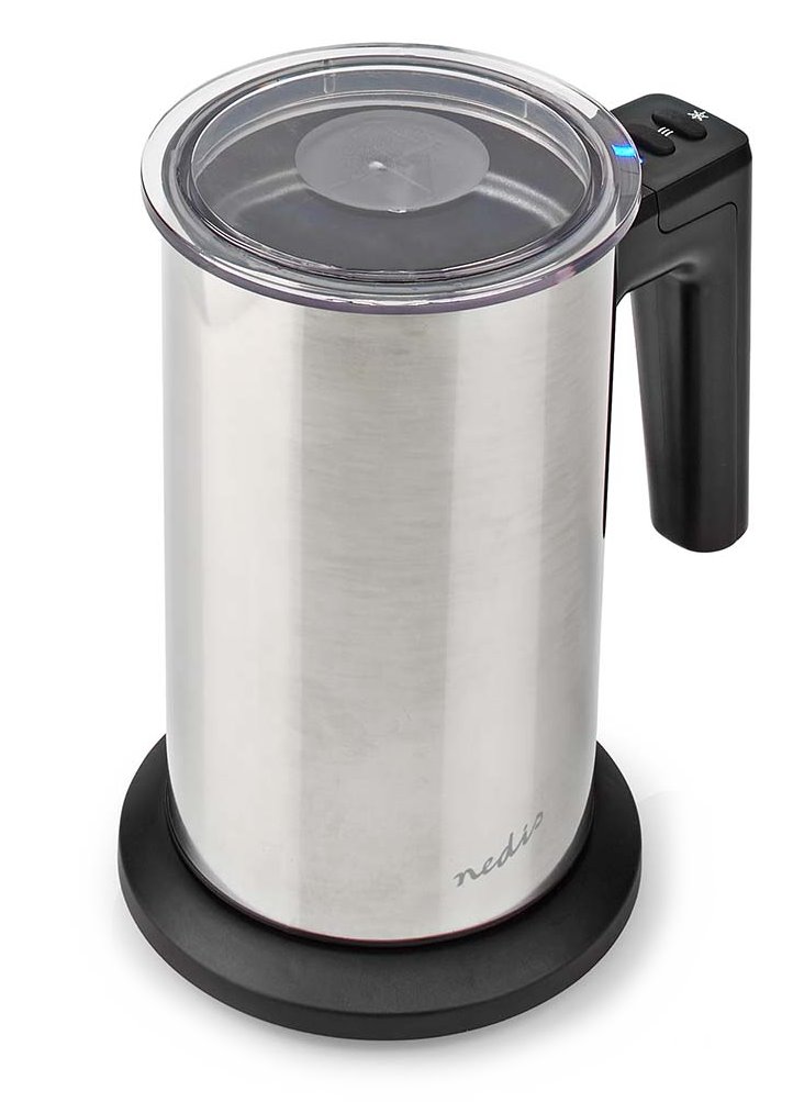 NEDIS tryska na mléko/ objem 0,15l/ spotřeba 500W/ bezdrátové/ 1-rychlostní/ stříbrná KAMF300ESS