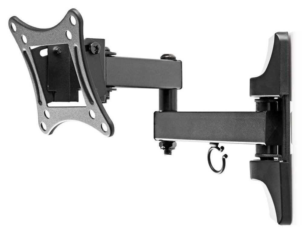 Nedis TVWM1510BK - Full Motion Nástěnný Držák TV | 13–27" | Max. 15 kg | 3 Otočné Body