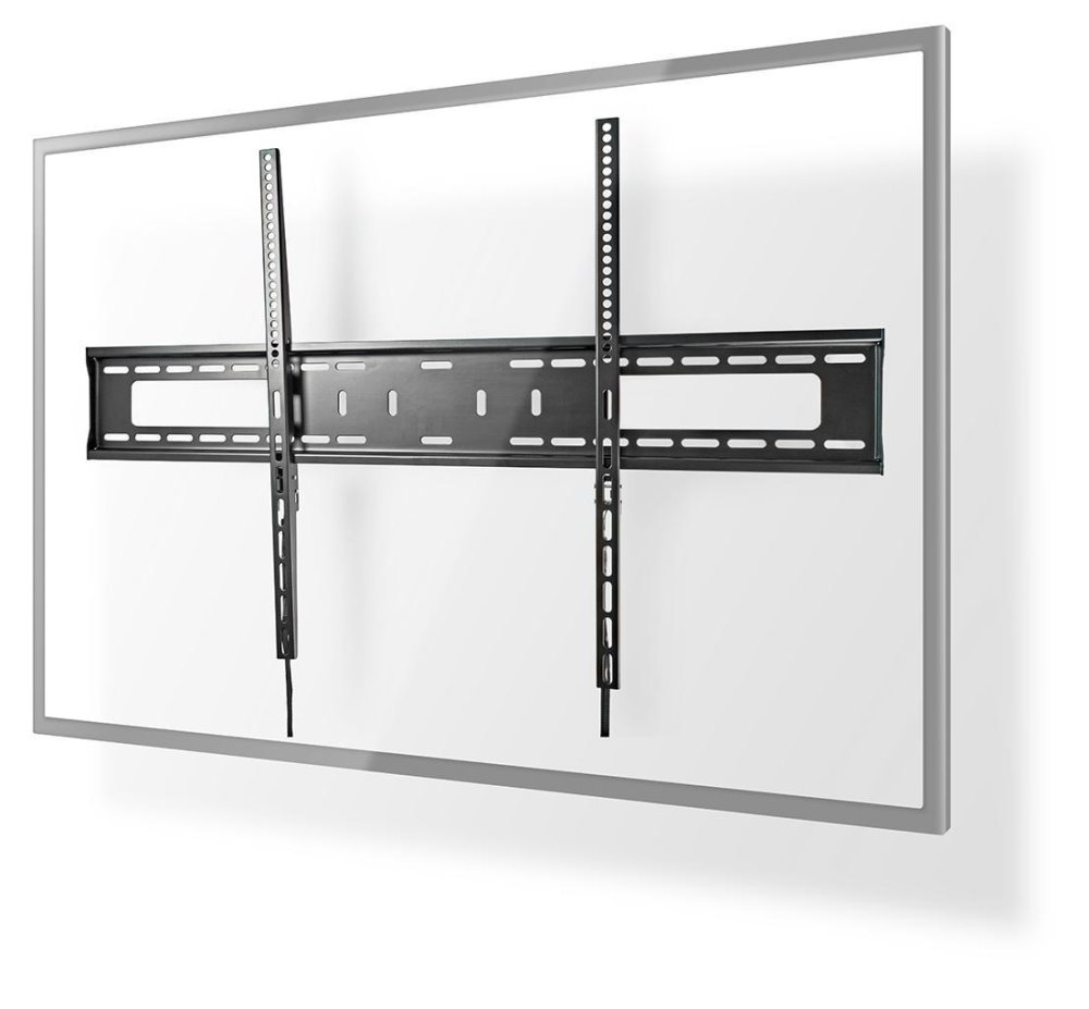 Nedis TVWM3050BK - Pevný Nástěnný Držák TV | 60-100" | Max. 75 kg | Vzdálenost od Stěny 30.5 mm TVWM2070BK