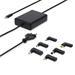NEDIS univerzální adaptér k notebooku/ 65 W/ 5 / 9 / 12 / 15 / 20 V DC/ 2.4 / 3.0 / 3.25 A/ USB-C NBAU65110BK