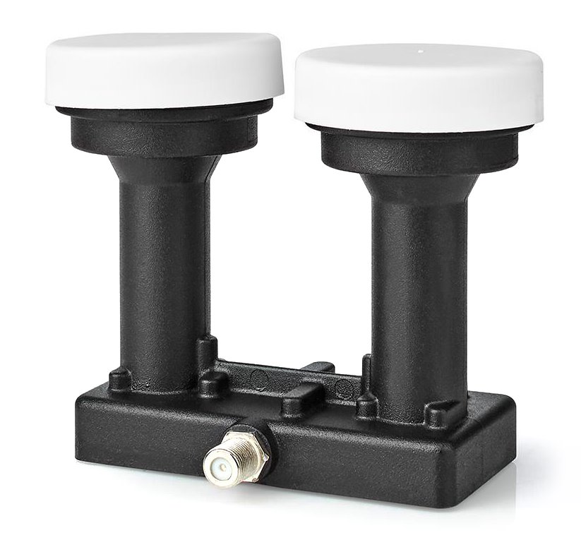 NEDIS univerzální LNB konvertor/ monoblok s jedním výstupem 6.0/ úroveň šumu: 0,2–0,9 dB SLNBSM60BK